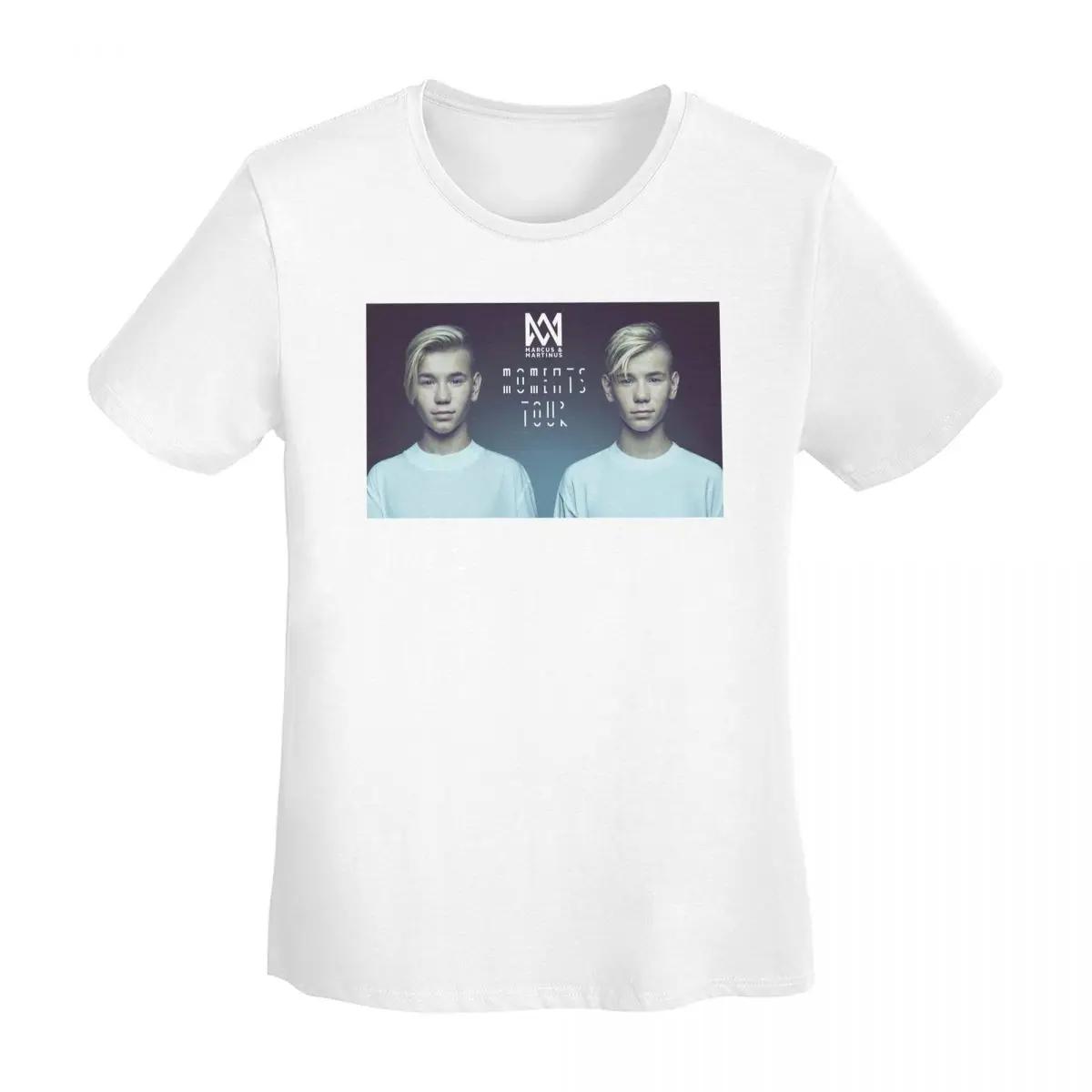 

Marcus And Martinus Sweden Norway Eurovision TShirt Women Short Sleeve T Shirts ONeck Streetwear Cotton Summer Tees Streetwear S
