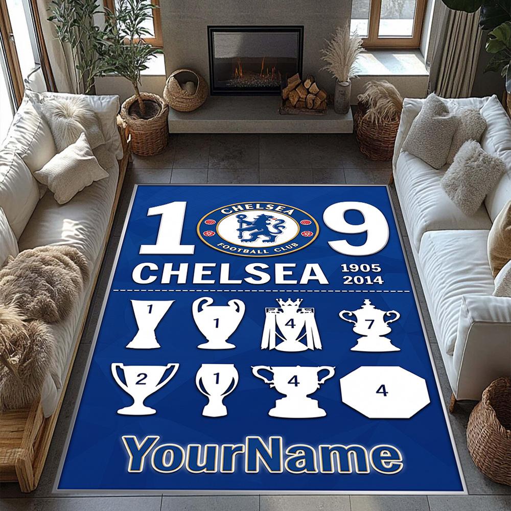 Chelsea Personalized Name Carpet Suitable for Foyer Bedrooms Playrooms Outdoor Anti-slip Rug Anime Office Decor Birthday/Christmas Gift