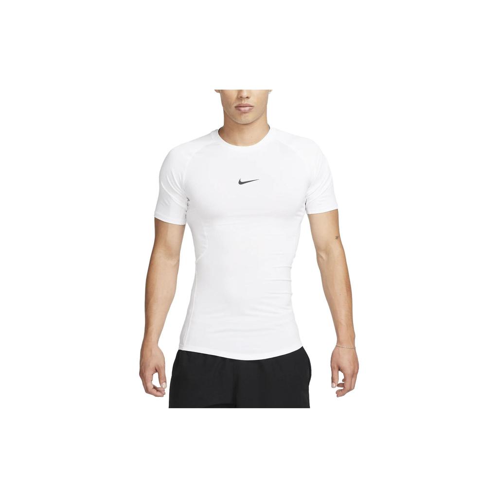Nike Slim Fit Crew Neck T-Shirt With Raglan Sleeves Men Tops White FB7933-100