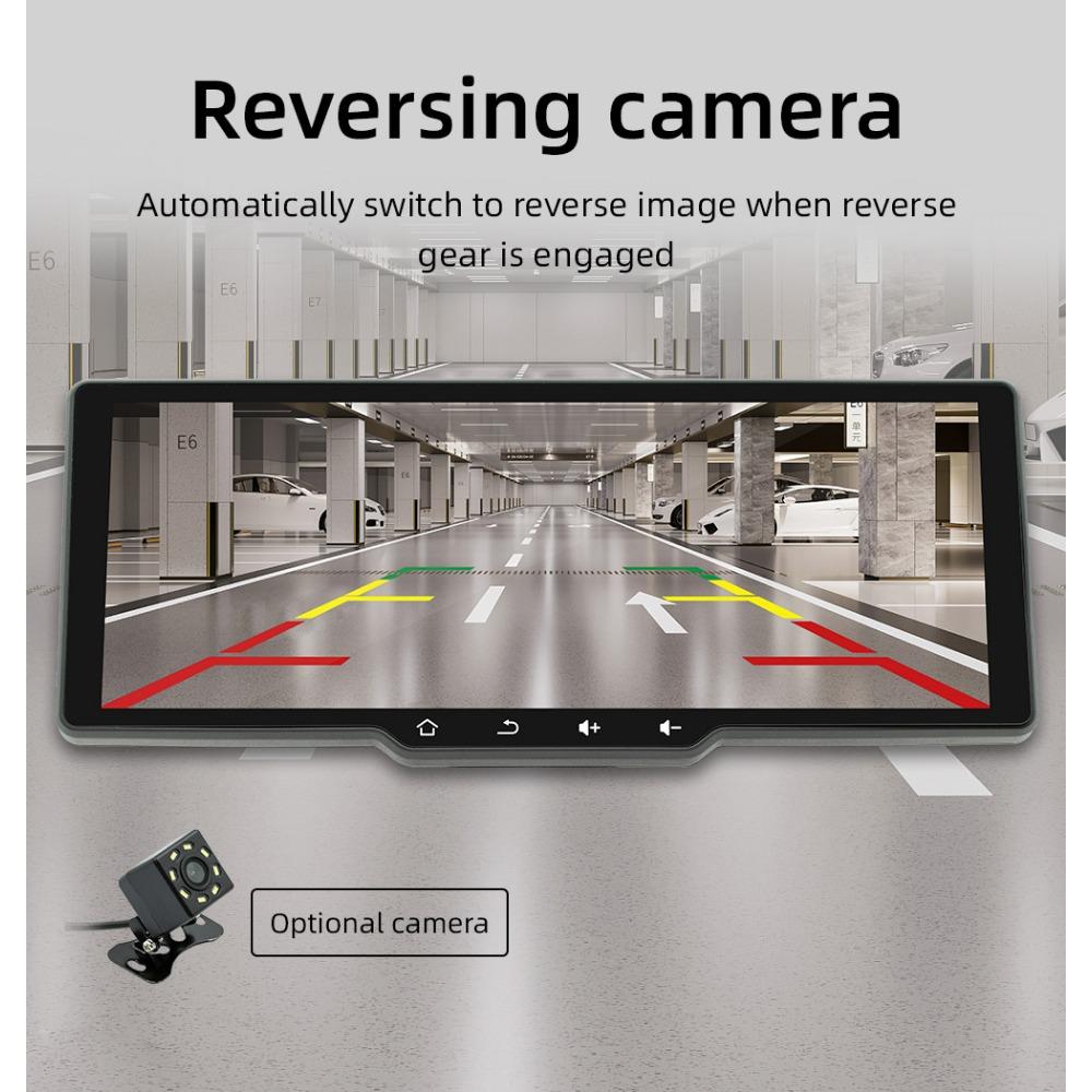 10.26 Inch Portable Wireless Carplay Screen HD Rear Reversing Camera Car Radio DVR MP5 Multimedia Video Player Android Auto