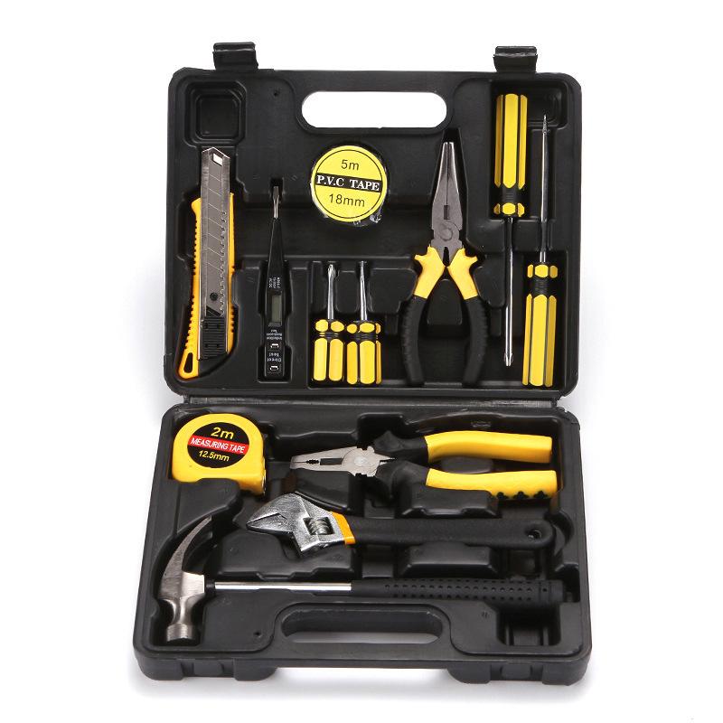 8-piece Set 9-piece Set 12-piece Set 16-piece Set Car Home Dual-purpose Combination Toolbox Car Hardware Tool Set Gifts