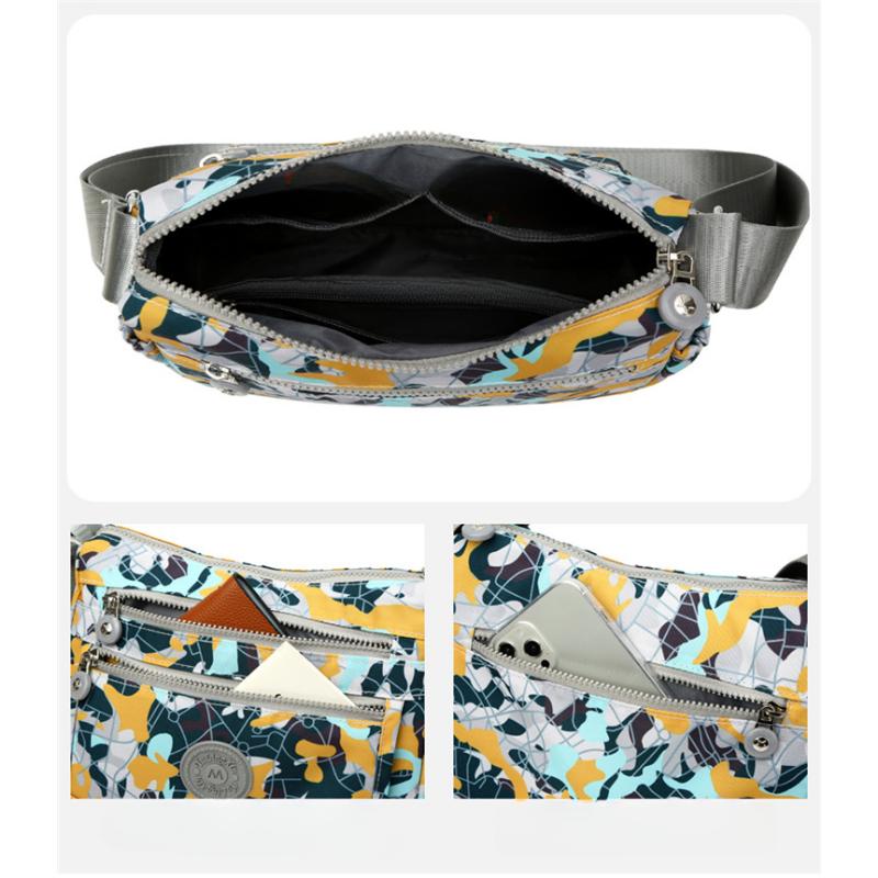 Torba dla matki z tkaniny Oxford o dużej pojemności, modna prosta torba na ramię, mała kwadratowa torba Crossbody