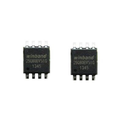 5PCS Winbond W25Q80BVSIG 25Q80BVSIG W25Q80B W25Q80BVSSIG SPI FALSH Memory SOIC8 (209 mil) 8M-bit/1M-byte SOP-8 IC