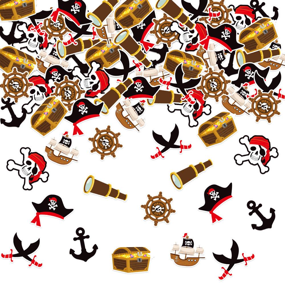 Pirate Birthday Theme Party Confetti For Festive Table Decor Celebrations And