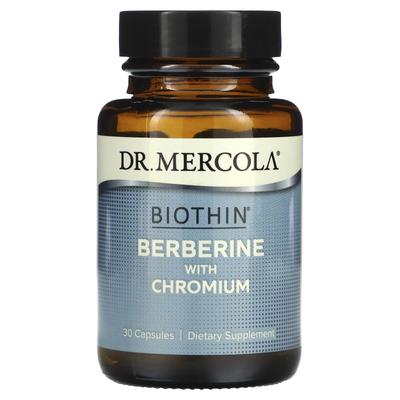 Dr.. Mercola, Biothin, Krom ile Berberin, 30 Kapsül