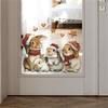 1pc Cute Rabbit Wall Stickers - Family, Self-Adhesive Removable Holiday Decals for Bedroom Living Room Background Walls
