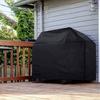Black Waterproof BBQ Cover Outdoor Barbecue Protection Heavy Duty Anti Dust Rain Barbeque Gas Grill Protective Cover SKFJ001