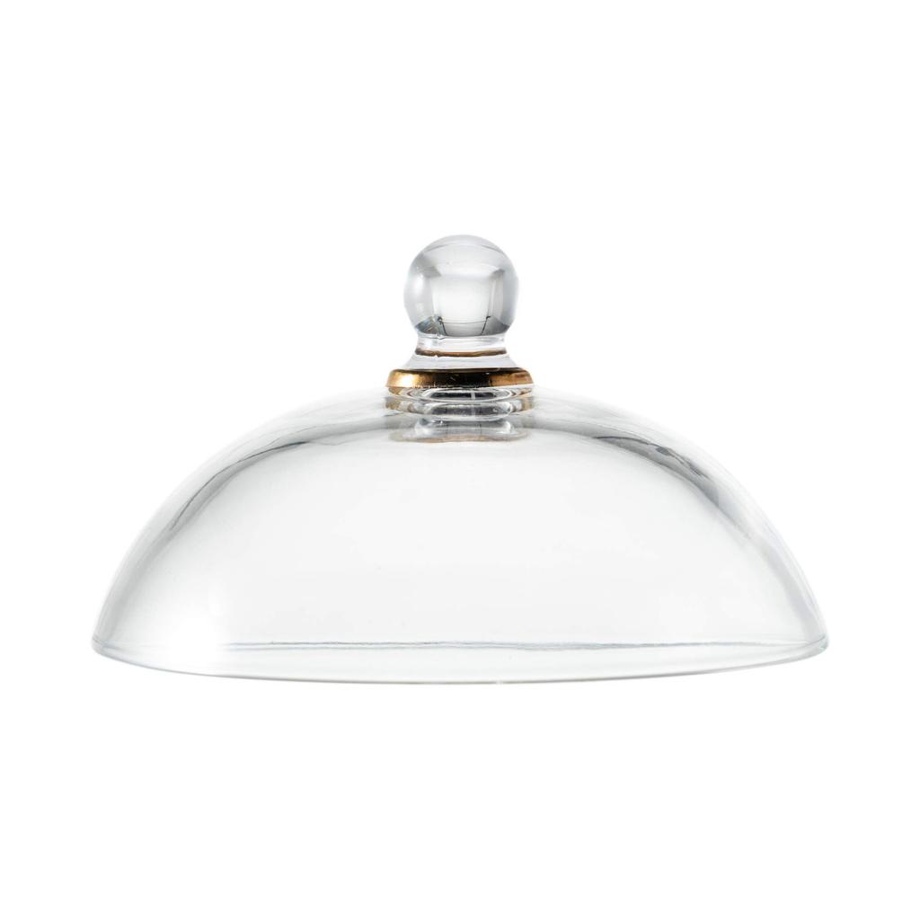 Aoyama Glass Small Bowl with Lid, Storage Container, Approx. 11cm, Made in Japan, AMG-1124SG-F