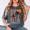 Sun Salt Sand Shirt Beach Vacation Tropical Graphic Tee
