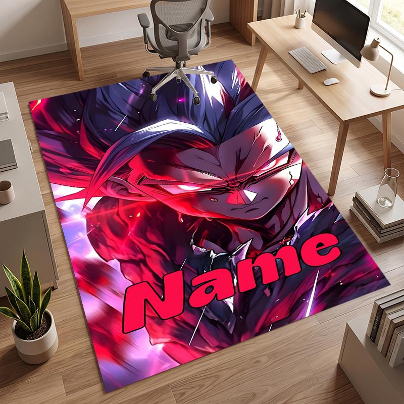 Dragon Ball (5) Personalisierter Name Büro Teppich Stilvolle Dekoration für Wohnzimmer Schlafzimmer Küche