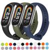 Strap for Mi Band 10 9 8 7 6 5 4 3 Sport Bracelet Watch Silicone Wrist Strap Smartwatch Wristband Replacements For Xiaomi Band Bracelet Miband Strap