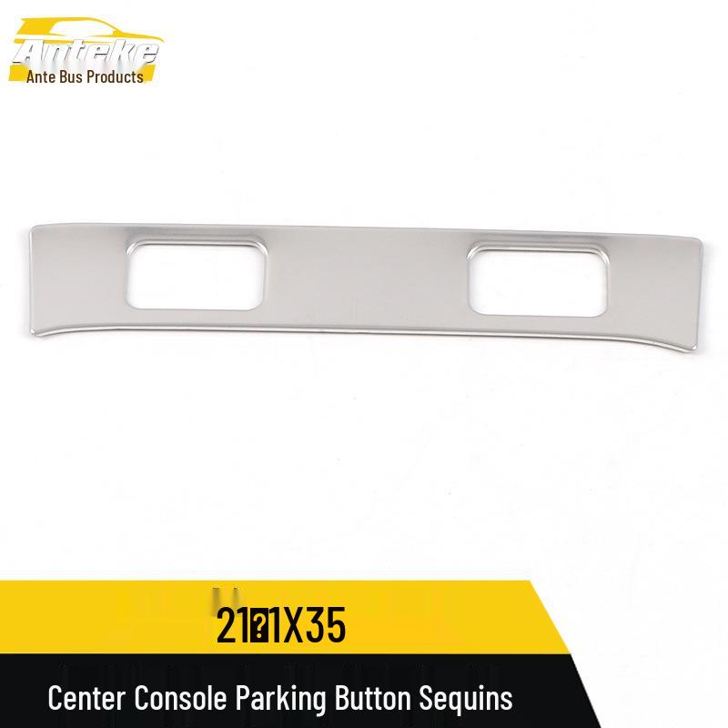 21-Model IX35 Center Console Parking Button Stainless Steel Decorative Sticker