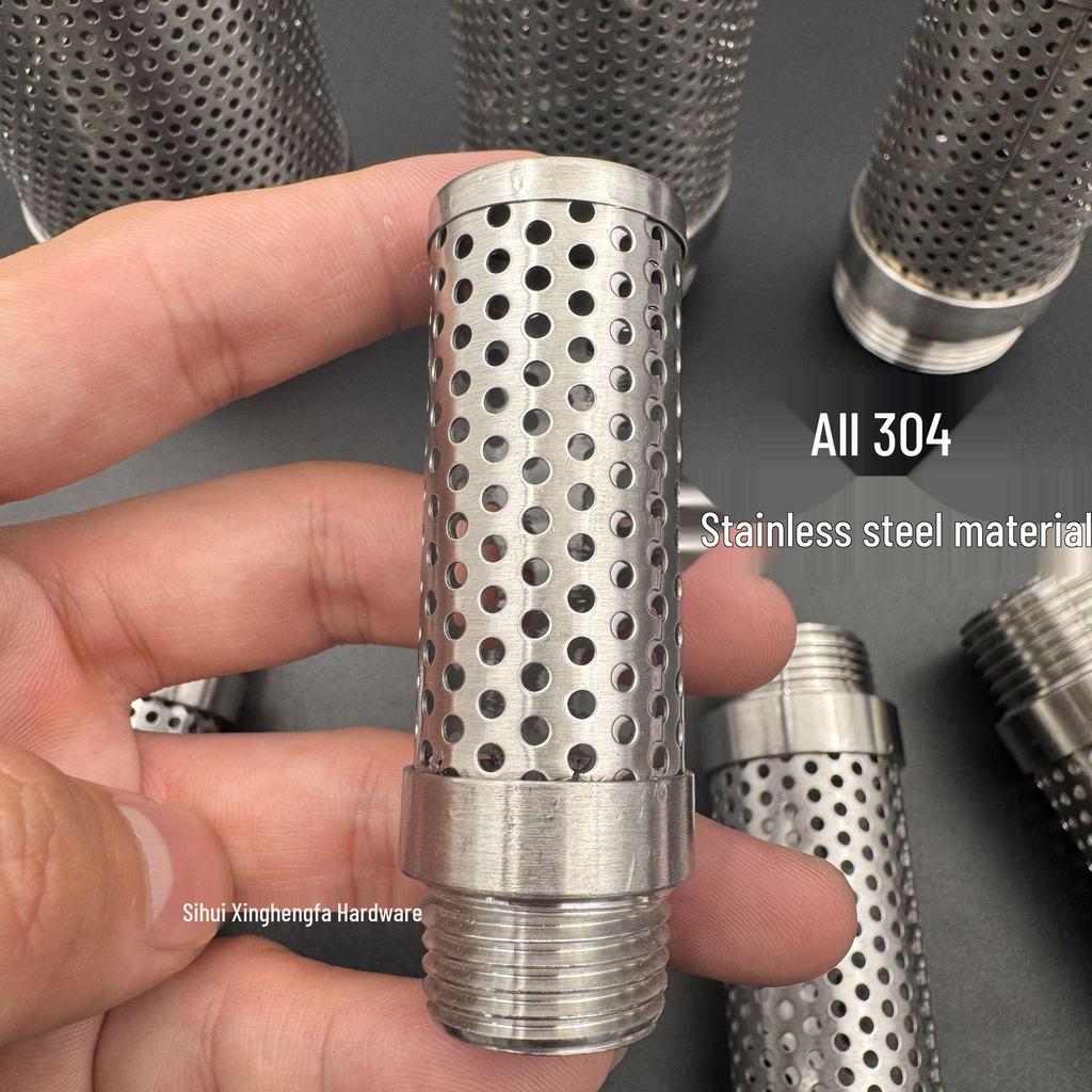304 Stainless Steel Male Thread Mesh Tube Oil Filter and Separator