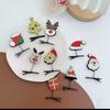 10-Piece Set of Shaking Hair Clips for Christmas Parties