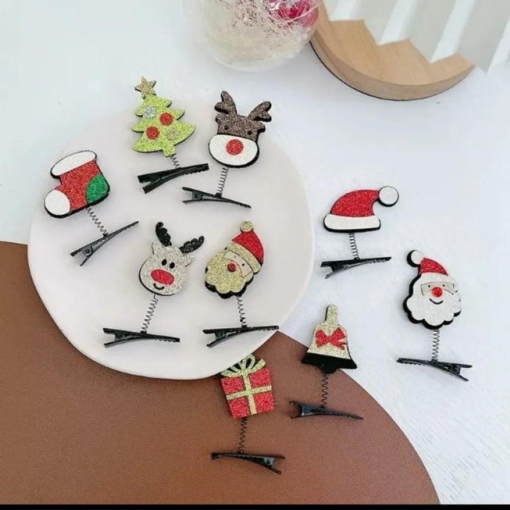 10-Piece Set of Shaking Hair Clips for Christmas Parties
