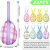 Indoor Party Decoration Props Easter Atmosphere Flower Dot Grid Pattern Foam Egg Hanging Festival Scene Decoration Props