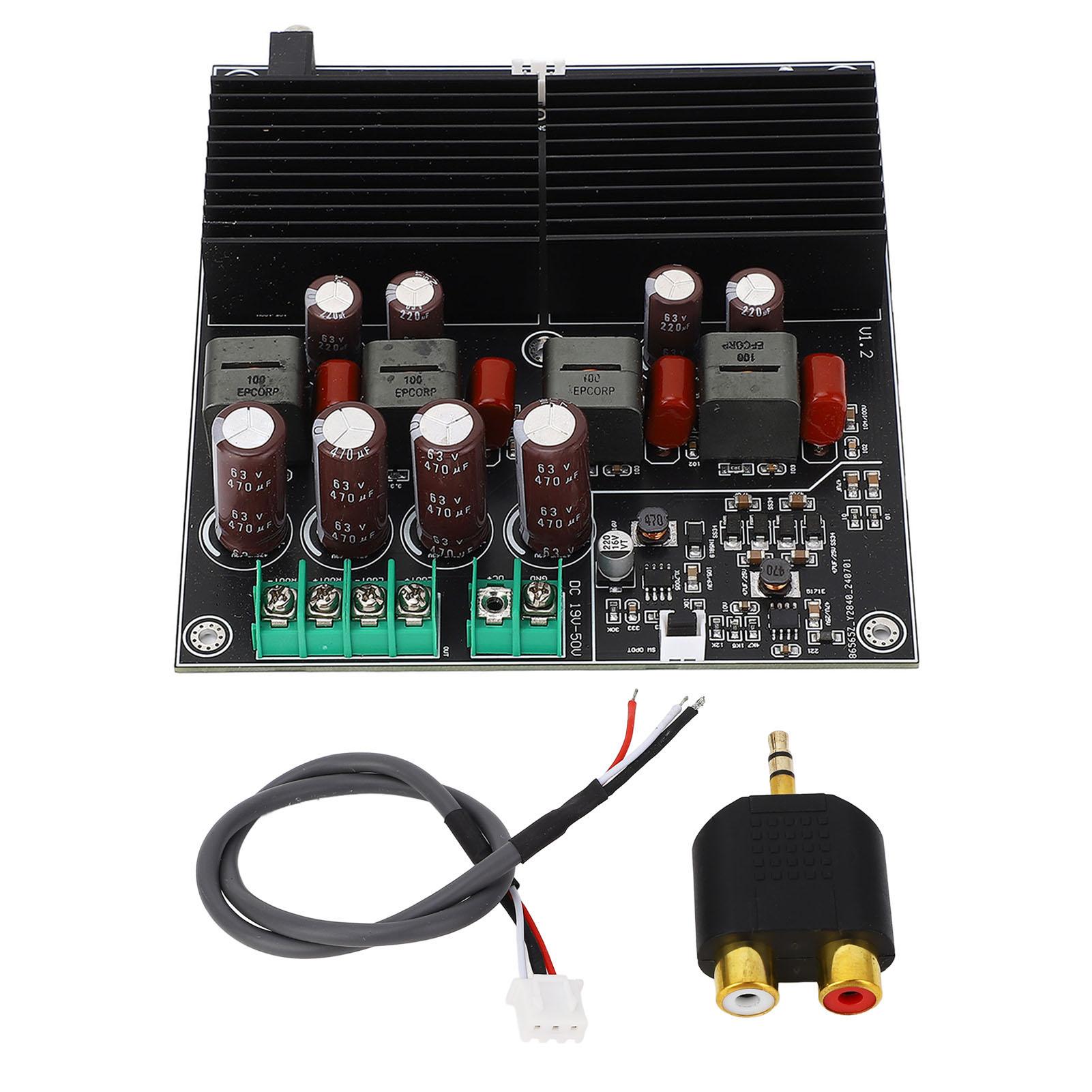 

Power Amplifier Board 2 Channel 600W+600W TPA3255 Chips D Class Digital Sound Amplifier Module for