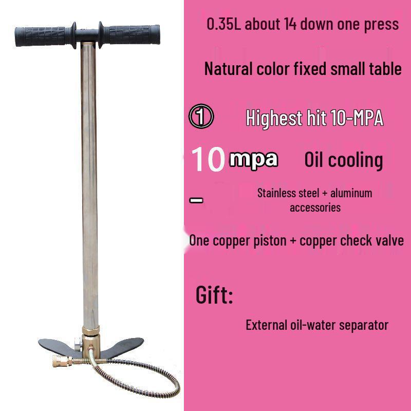 

New Knight Ultra-High Pressure Stainless Steel Air Pump: Three-Stage, 10-30MPa, 40MP, Export Version Gas Cylinder High-Pressure Bottle.
