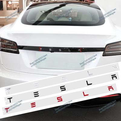 ABS Rear End Label MODEL/3 Car Logo Rear Letter Sticker Electroplated Car Logo Accessories For MODEL 3 MODEL S X Modified
