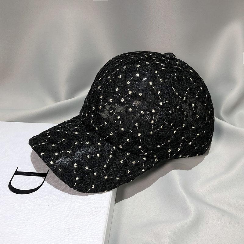 Hut Damen Sommer dünnes Mesh atmungsaktive Baseballkappe Sonnenschutz Sonnenhut klein frisch Chrysanthemenkappe Tide