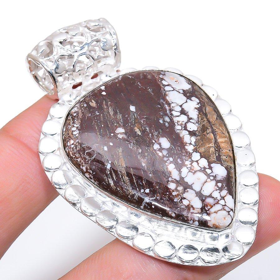 

Wild Horse Gemstone Handmade Ethnic Jewelry Pendant 2.36 SR-6315
