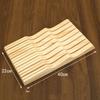 New In-drawer Knife Tray Wood Knife Organizer Kitchen Drawer Cutlery Storage Tableware Container Western Knife Tray Organizer