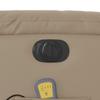 Electric Massage Recliner Cappuccino Brown Faux Leather