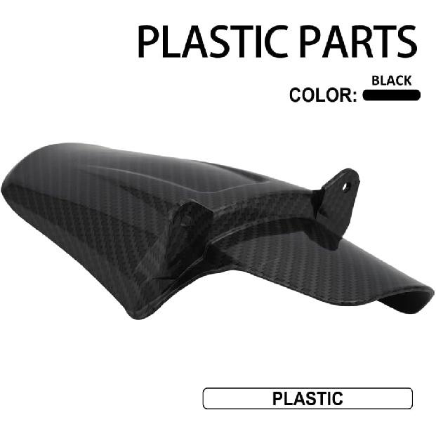 Motorcycle Rear Cushion Fender Mudguard for Surron Sur Ron Light Bee X/S Segway X260 X160 Electric Dirt Bike,Carbon Fiber Texture,PP Material