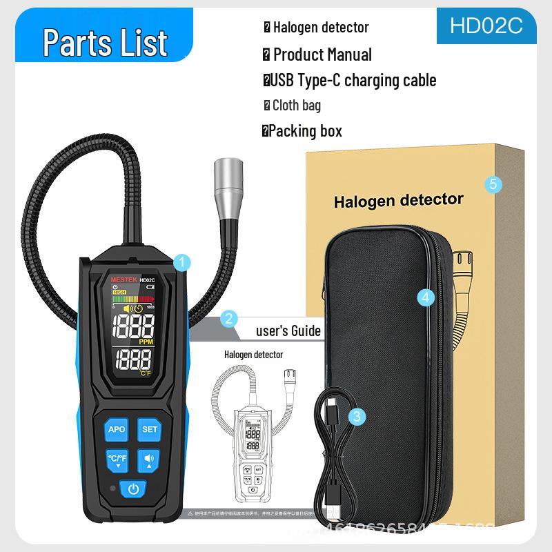 HD02 Halogen Freon Refrigerant Gas Leak Detector