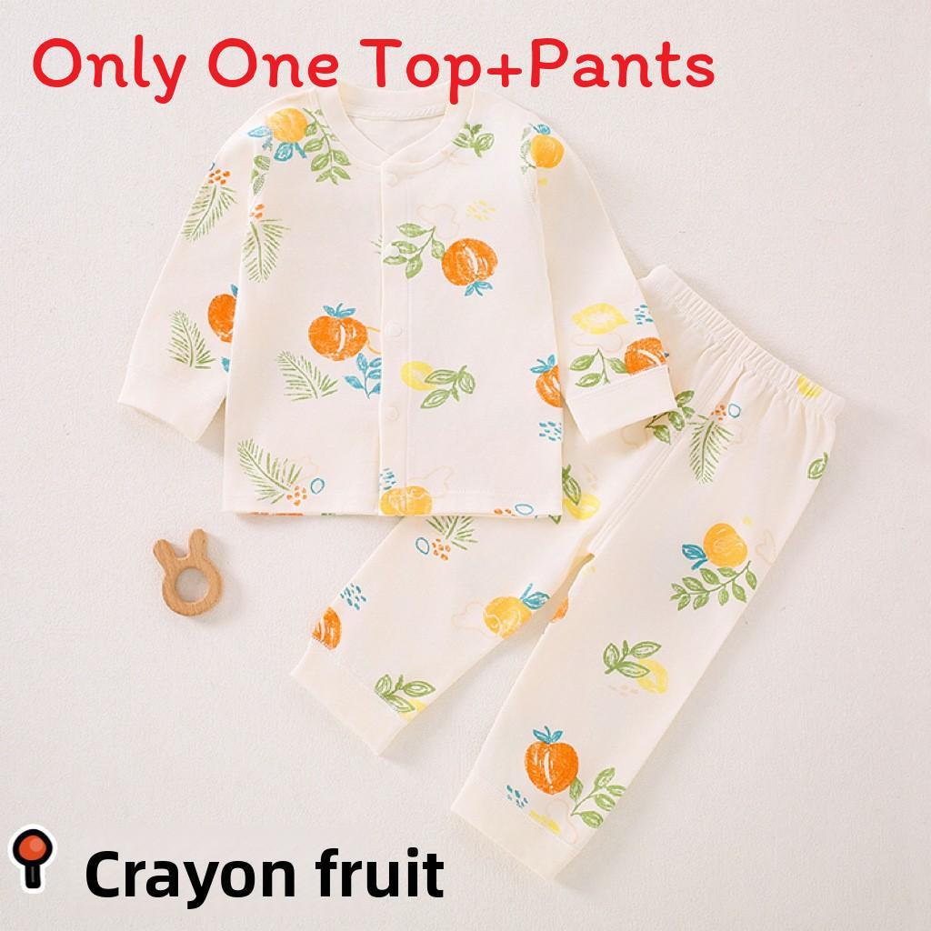Childrens Cotton Pajama Set With Animal Prints For Newborns And Infants