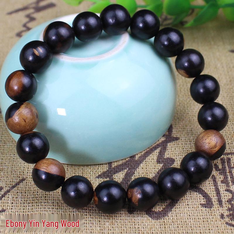 Sandalwood 10MM Single Loop Bracelets - Unisex Buddhist Beads Rosary Jewelry