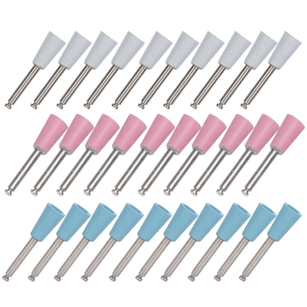 10 stk Tannpoleringsborer Lavhastighets tannslipepolerer Burs borbitssett koppform