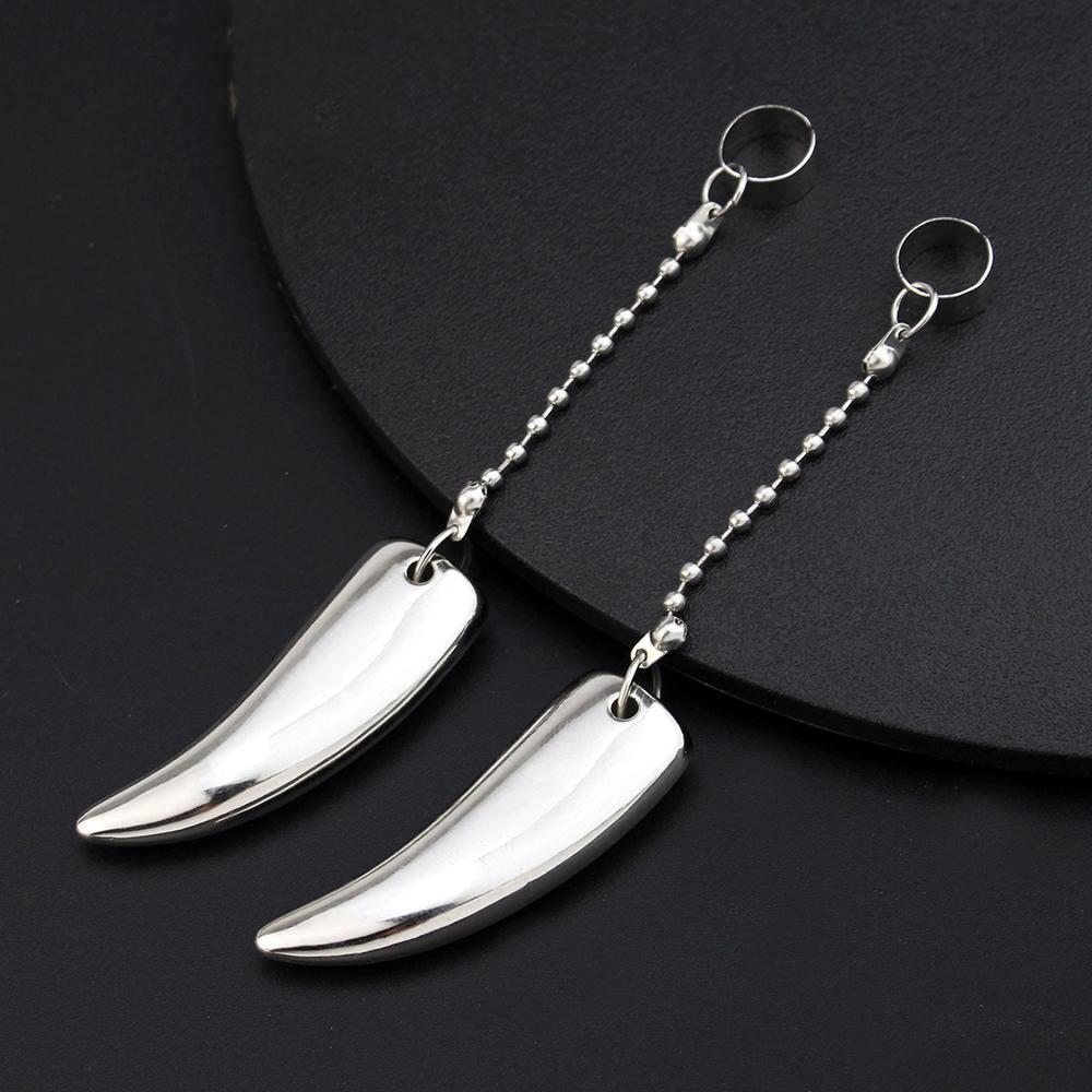 Anime The Case Study of Vanitas Earrings No Karte Cosplay Props Hourglass Earrings Ear Clip Jewelry Gifts Accessories