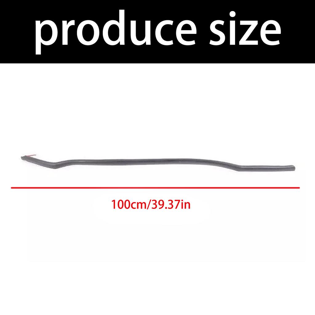 2pcs Vehicle Door Protector Seal For X5M F15 Models Weatherproof Sound Insulation Black Plastic 51767318509 51767318510