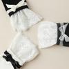 Strümpfe mit Schleife College-Stil Warme Socken Modische Lange Socken Herbst Winter