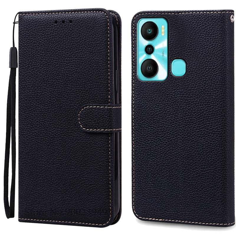 Hot 20i Case For Infinix Hot 20i Case Wallet Leather Flip Cover For Infinix Hot 20i Case X665C X665E Phone Cover Coque Fundas