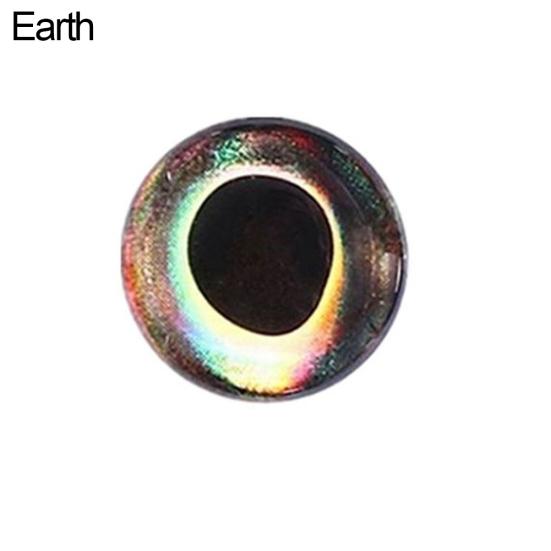 MUQZI Sports Accessory 20 Pcs 7-15mm 4D Fly Fishing Lure Eyes Tying Jig Tackle Crafts Dolls Waterproof