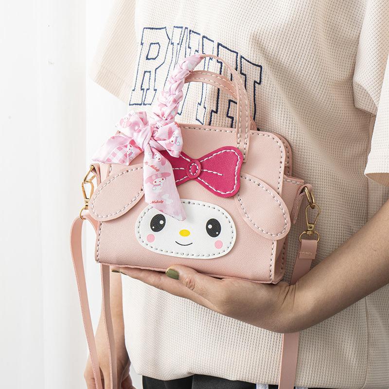 Cute Rabbit Diy Bag Bow-Knot Shoulder Strap Woven Bow Handmade Handbag Accessories For Shoulder Bag Woven Bucket Bag
