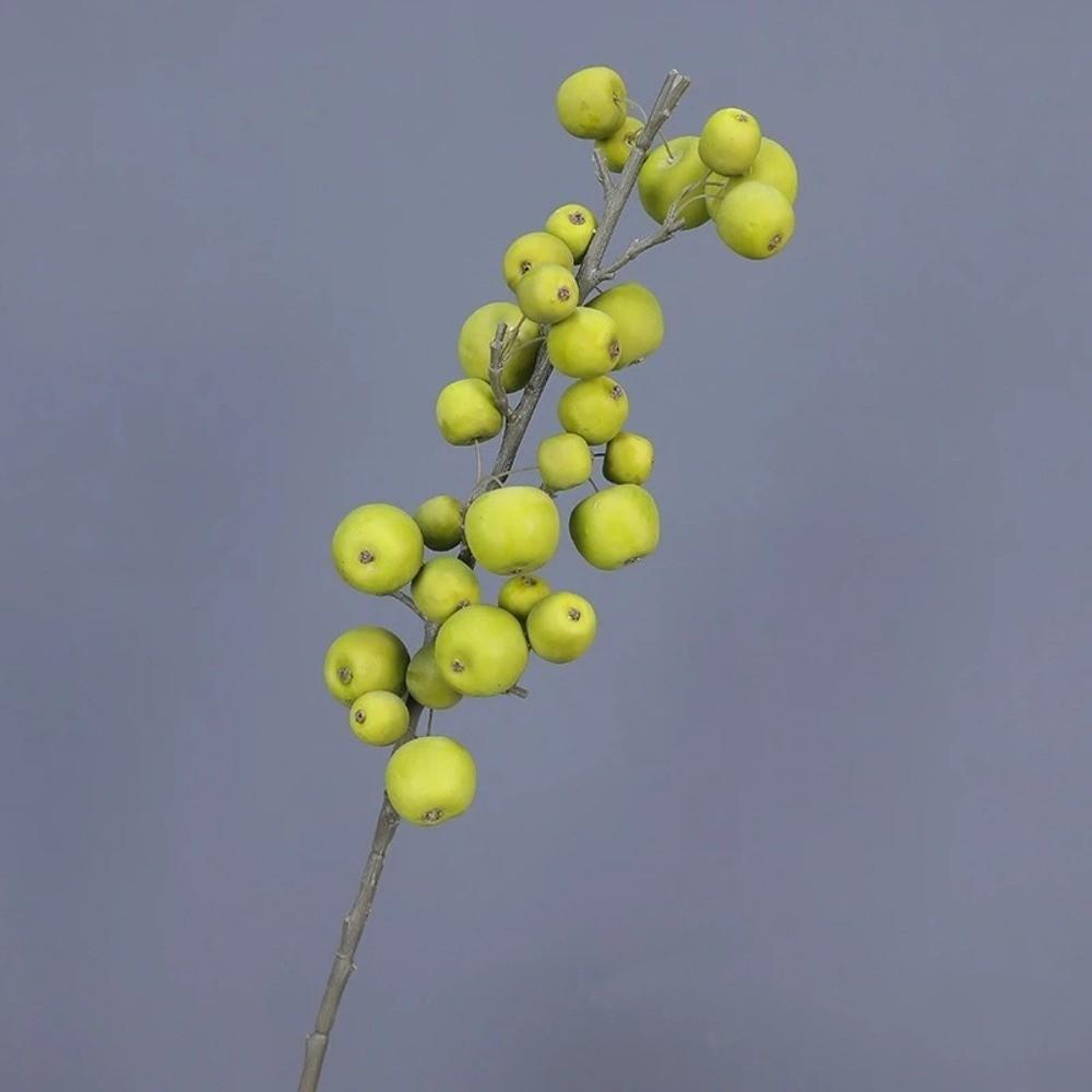 30 Heads Artificial Fruit Branch Green Plants Simulation Tree Bouquets  Restaurant Decoration