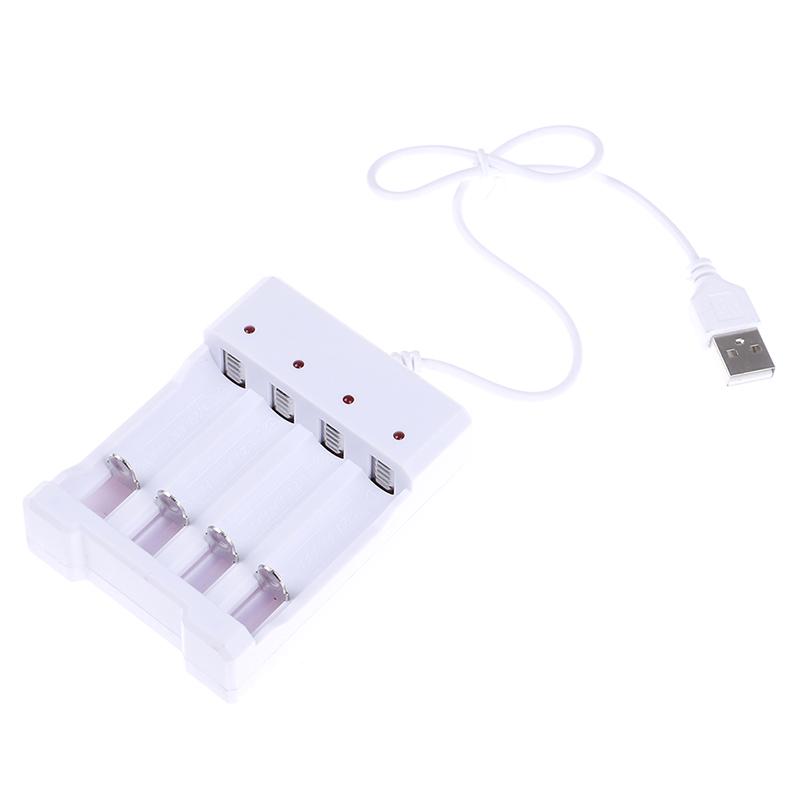 Universal Usb 4 Slots Output Battery Charger Battery Quick Charge Adapter