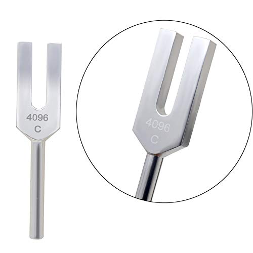 5-Piece Set, 4096Hz White Crystal Tuner, Quartz Crystal Tuning Fork, Chakra Meditation Purification Tuner Set (Japanese Instruction Manual Included),