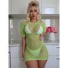 Women Sexy Fishnet Bodysuit Mesh Bodystockings One Piece Teddy Lingerie Nightgown
