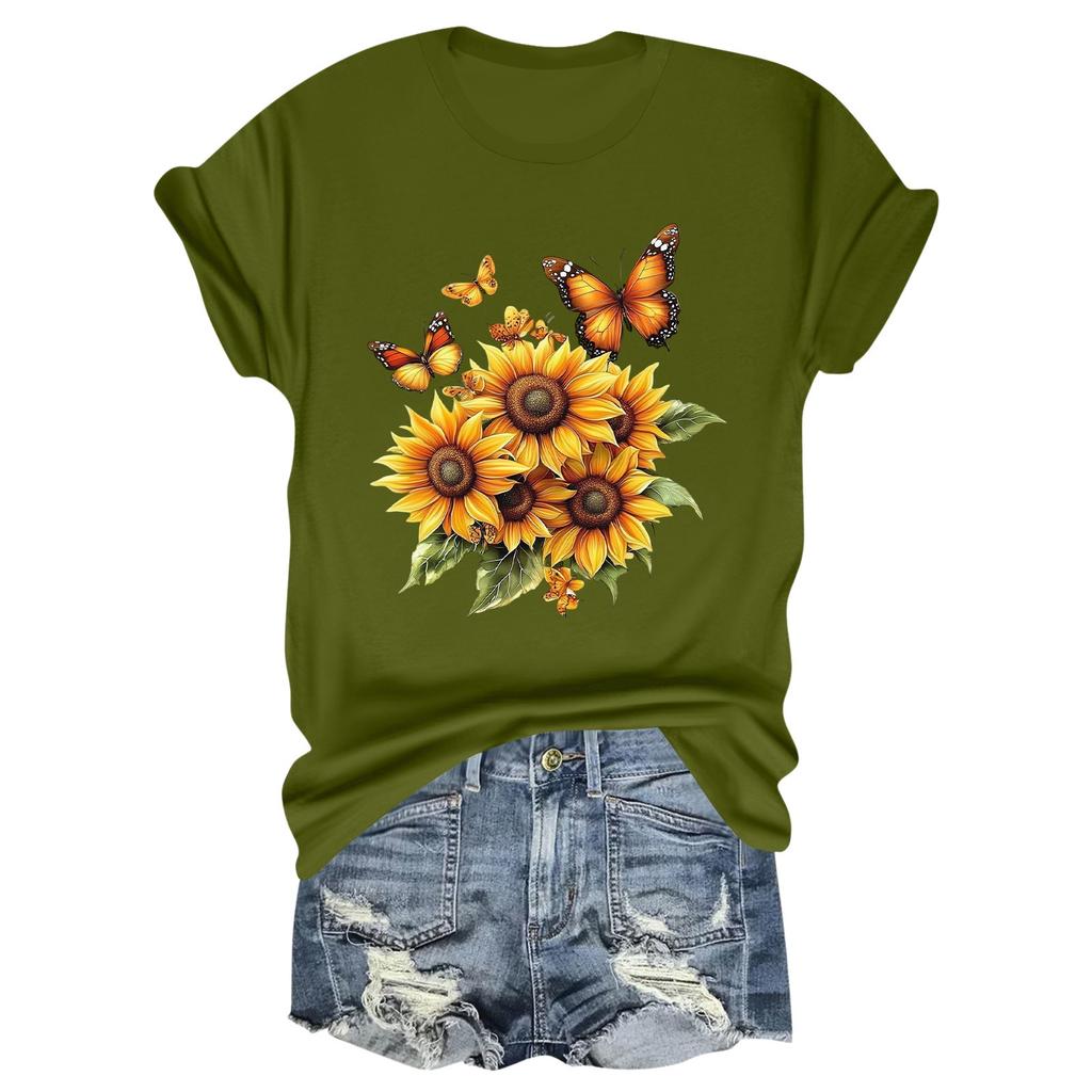 Lässiges, tägliches T-Shirt mit Rundhalsausschnitt und Aufdruck für Kinder, kurzärmelig, Buchstaben-Oberteil