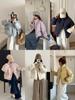 Women's Short Petite Thickened Down Jacket - Loose, Slimming, Warm, Stand Collar; Ideal for Autumn and Winter.