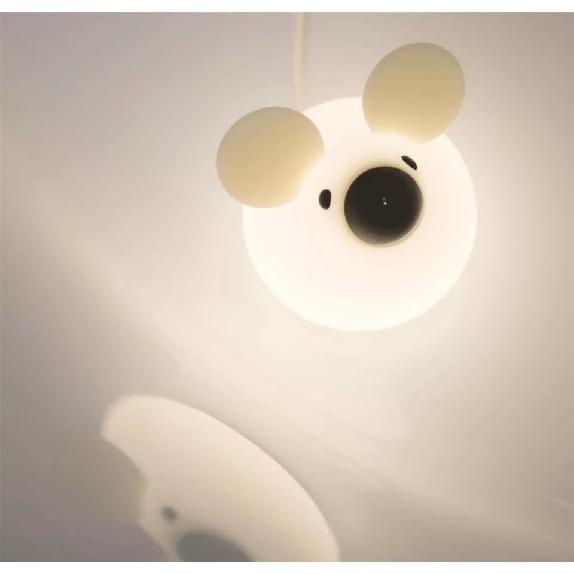 Hot Sale Soft Silicone Animal Night Light Bedroom Beside Cute Lamp Creative Mouse Led Night Night For Baby Kids