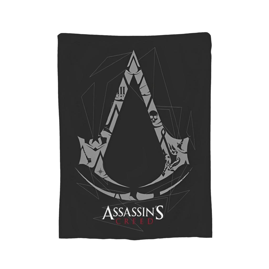 A-Assassins C-Creeds Blankets Coral Fleece Plush Breathable Lightweight Thin Throw Blanket for Bed Travel Bedding Throws