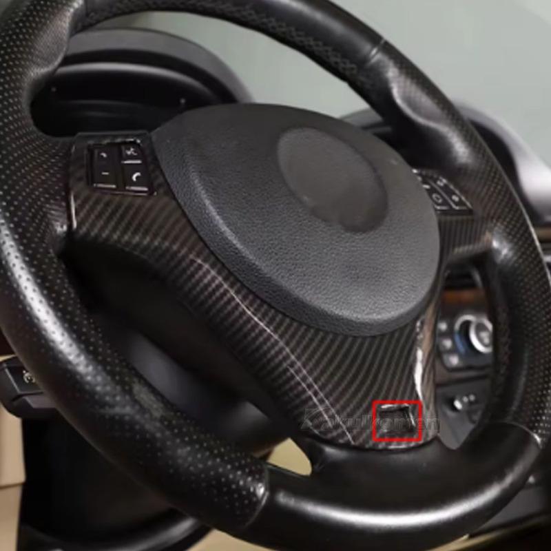 Auto Car Accessories For BMW 1 3 Series E82 E84 E87 E90 E92 E93 2004 2005 2006-2012 Steering Wheel Button Decoration Frame Trim
