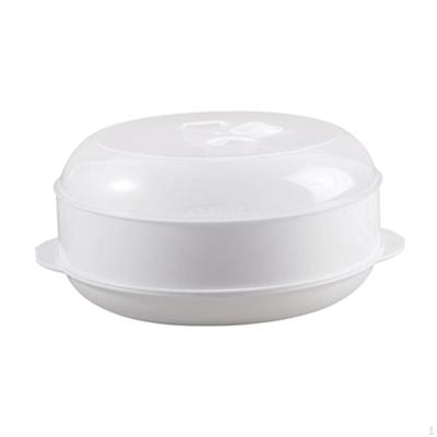 Microwave Steamer ,Cooker for Cooking, Cookware Supplies Compact with Lid Heating Bowl