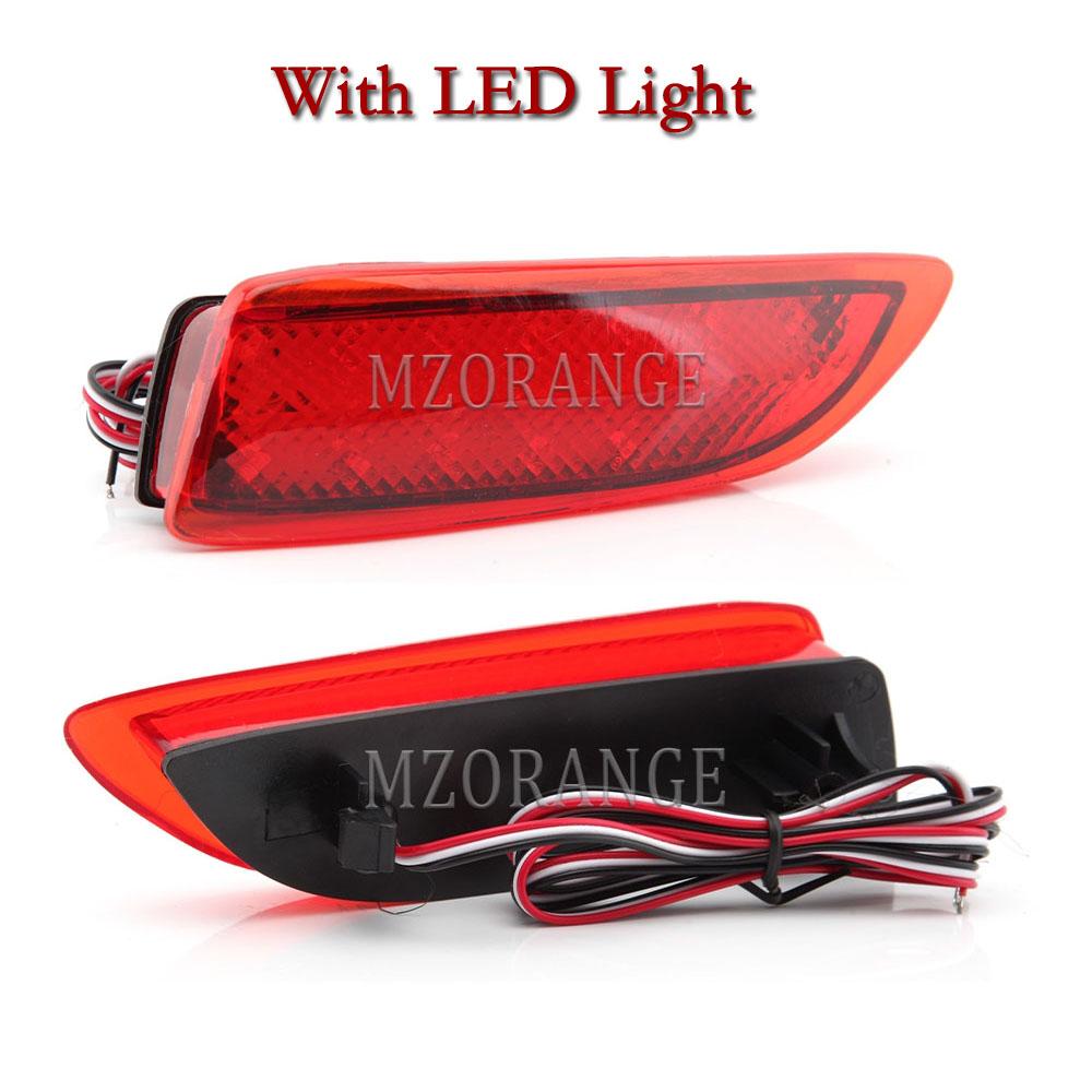 

Светодиодный отражатель заднего бампера для Toyota Corolla 2011 2012 для Lexus CT200h, сигнальная лампа парковки, автомобильные аксессуары, задние фонари