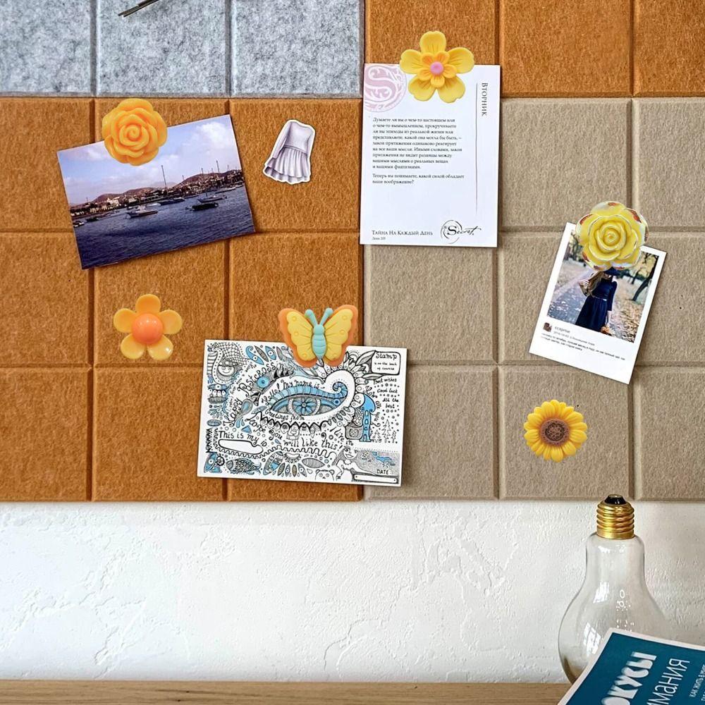 30Pcs Durable DIY Butterfly Push Pins 3D Creative Flower Pushpins Cute Reusable Thumb Tacks Corkboard